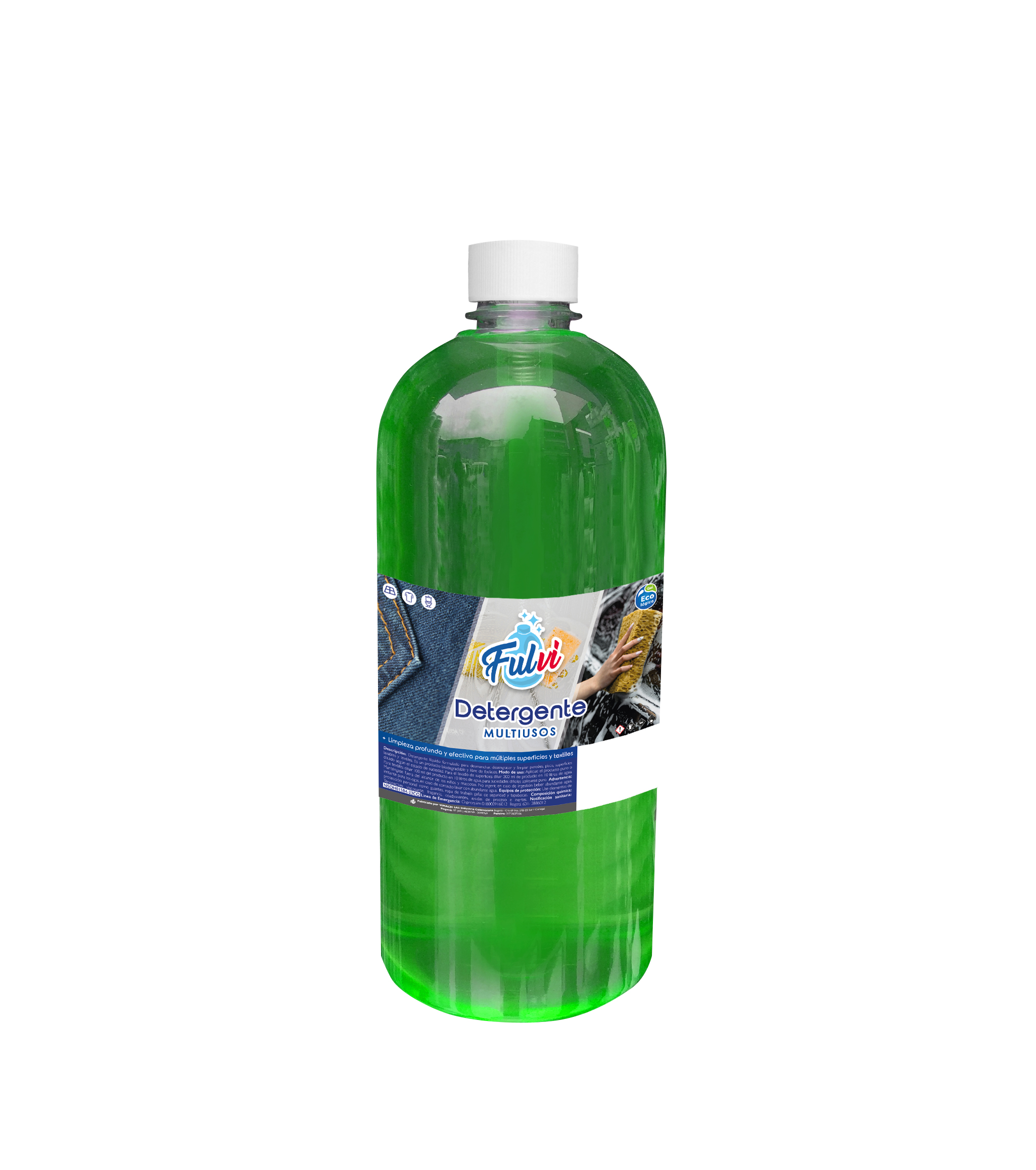 Detergente multiusos manzana FULVI | 1 litro