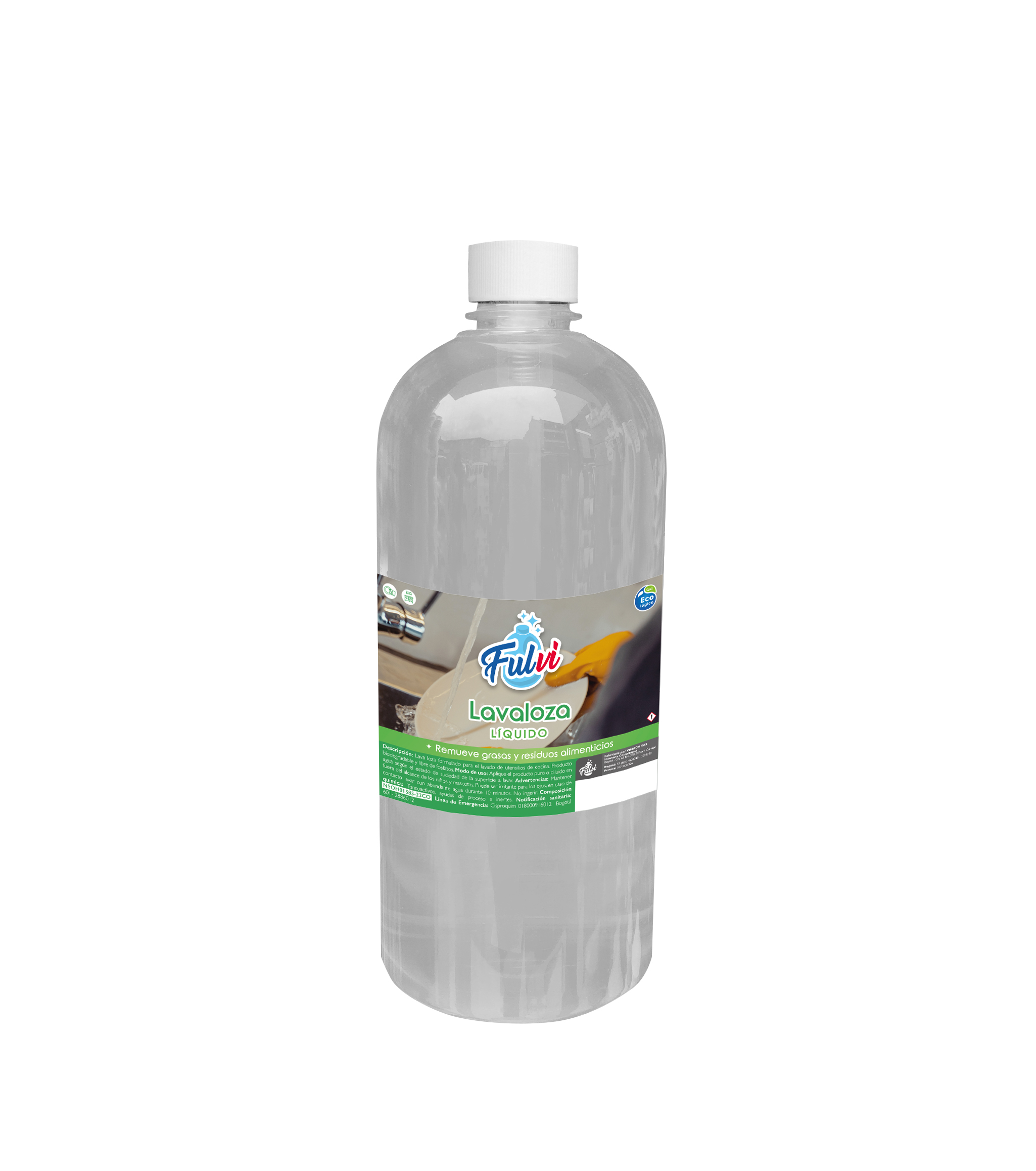 Lavaloza liquido neutro FULVI x 1ltr