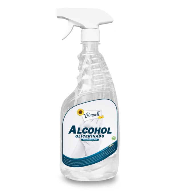 Alcohol glicerinado al 70% | 1 litro