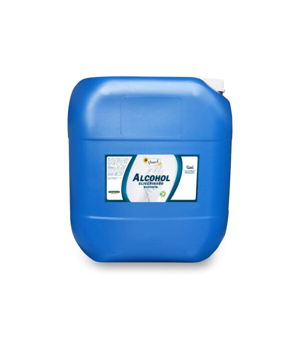 Alcohol glicerinado al 70% | Cuñete (20 lts)