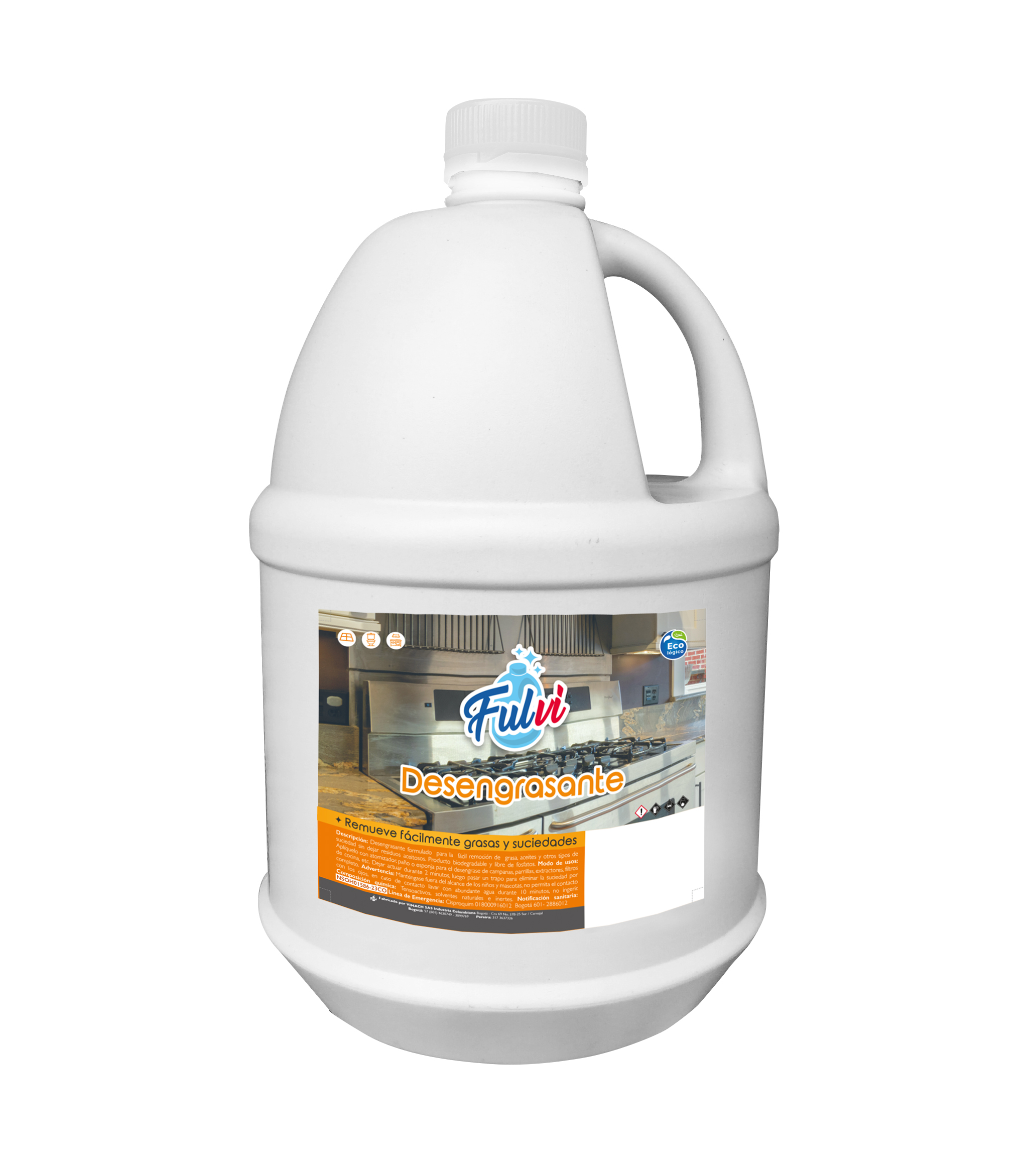 Desengrasante FULVI | Galón (3,8 lts)