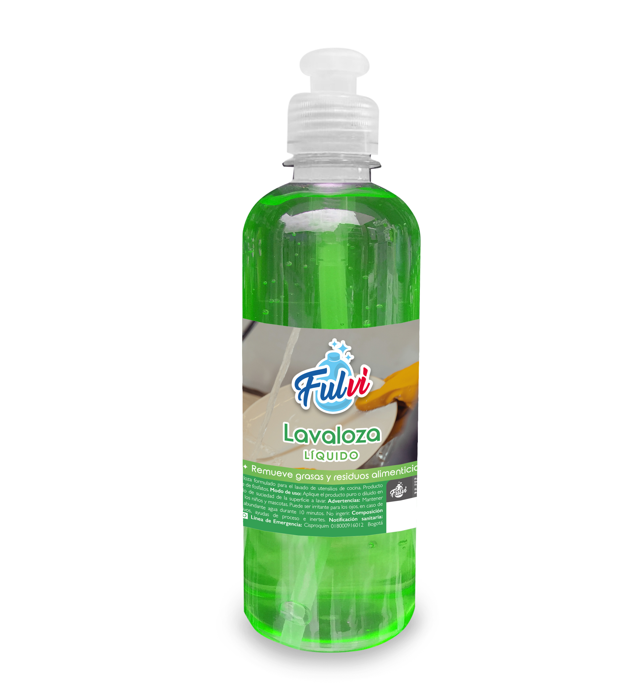 Lavaloza liquido limón FULVI | 500 ml