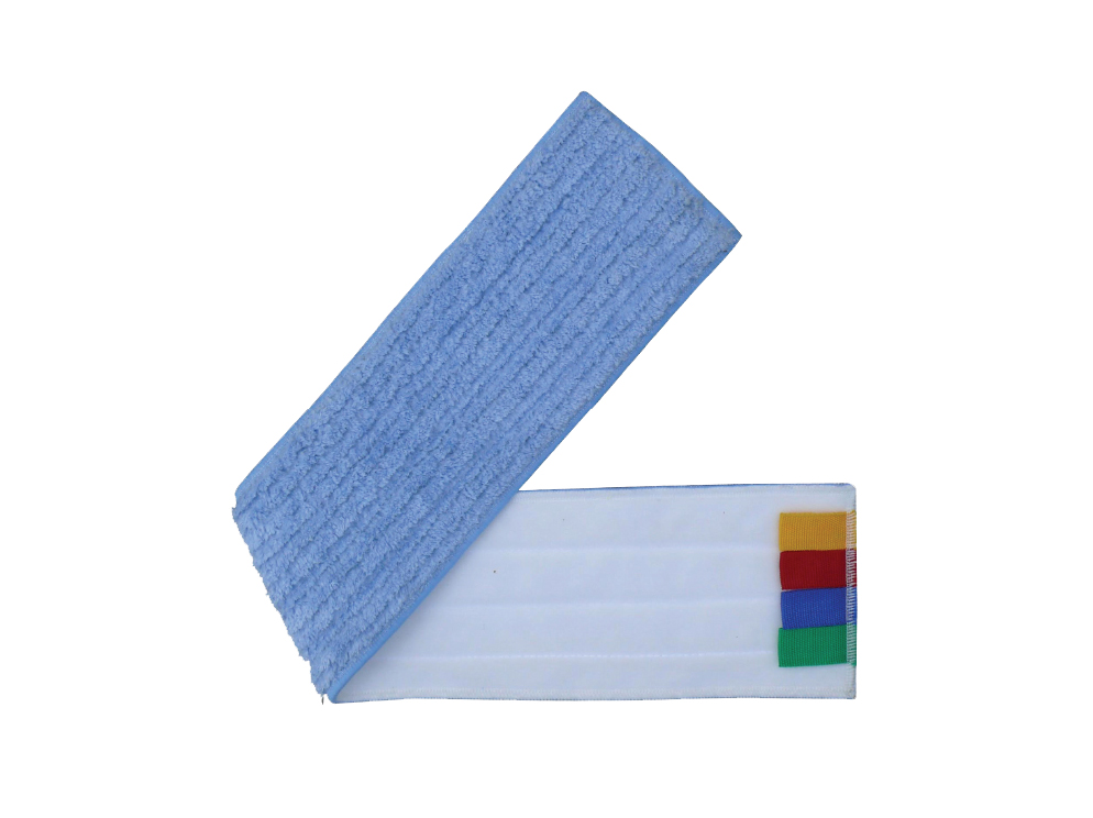 Mopa plana 64 cms microfibra marquillas removibles