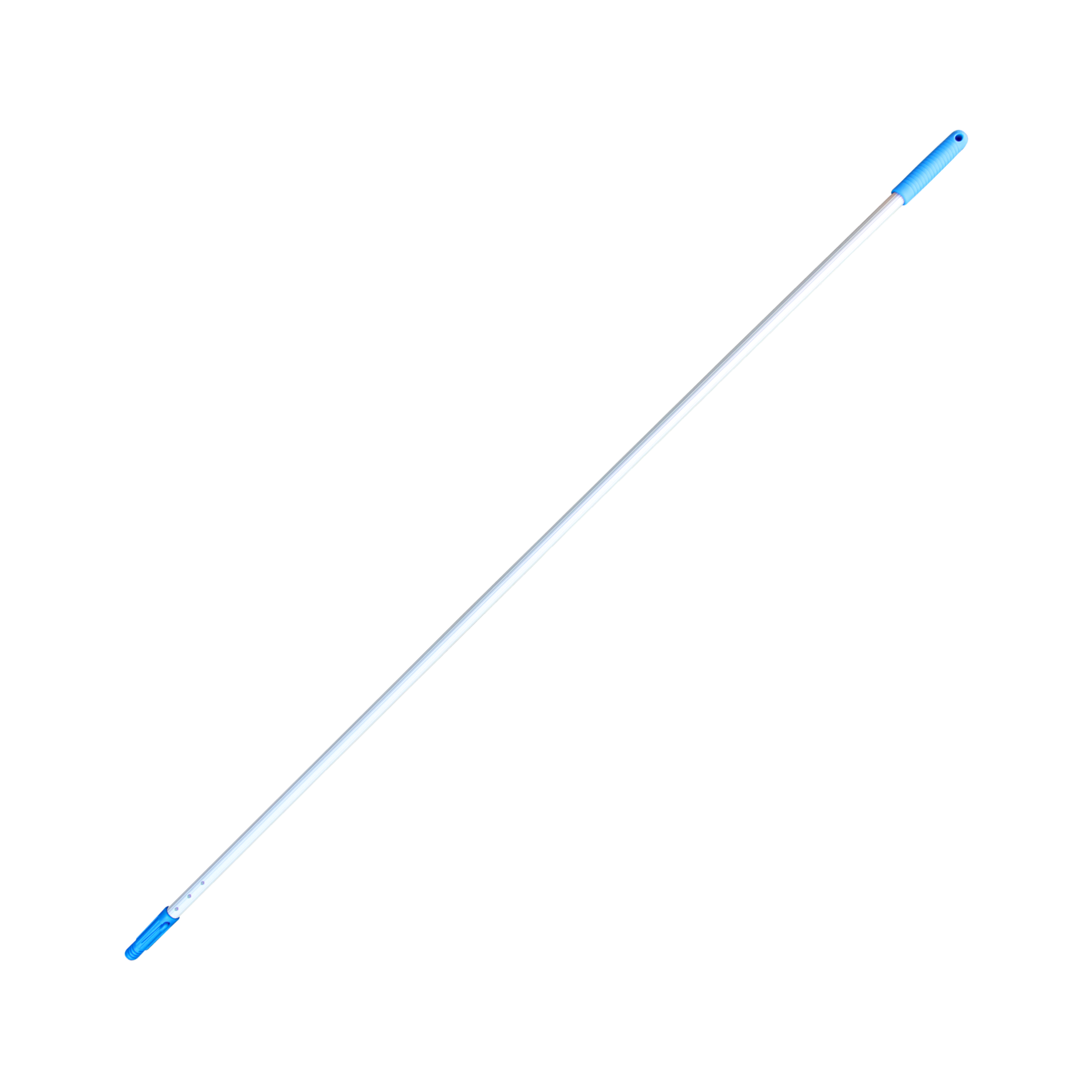 Mango de aluminio anodizado Quick-connect 140 cms azul