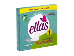 Empaque individual de toalla higiénica ELLAS
